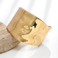 Womens Minimalis Stylish Geometric Smooth Bracelet