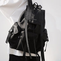 Student Backpack Drawstring Travel Large Capacity Schoolbag