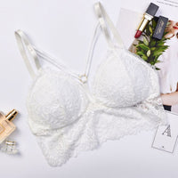 Lace Edge Beautiful Back Wrapped Chest Tube Top Bottoming Vest Underwired Tube Top
