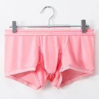 Men's Trunk Ice Silk Thin Nude Feel See Through Breathable Underwear