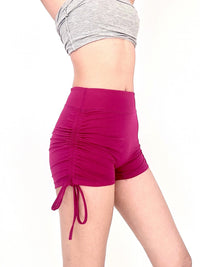 Women's Nude-Feel Drawstring Yoga Tight Shorts