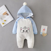 Cute Baby Knitted Cotton One-piece Crawling Suit