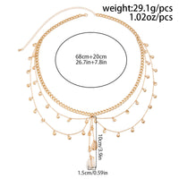 Alloy XINGX Butterfly Waist Chain Beach Pearl