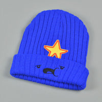 Cartoon Knitted Hat Autumn And Winter Double-layer Woolen Hat