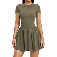 Anti-exposure Fitness Workout Dress