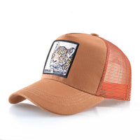 Simple Breathable Baseball Cap With Animal Embroidery