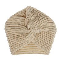 New Winter Knitted Nail Pearl Headscarf Hat Bohemian Knotted Warm Headband