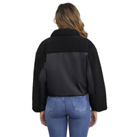Women's Retro Loose Long-sleeved Lamb Wool Coat