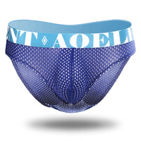 Men's U-convex Thin Sports Breathable Ice Silk Net Yarn Shorts Underwear