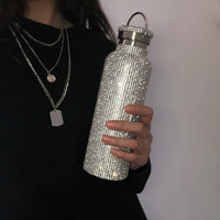Winter Water Bottle Thermos 304 Stainless Steel High-Value Cute Diamond