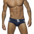 Cross Border Simple Side Striped Triangle Swimming Shorts