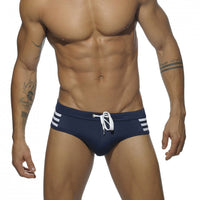 Cross Border Simple Side Striped Triangle Swimming Shorts