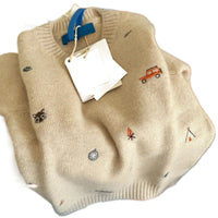 Children's Sweater Cartoon Embroidery Children