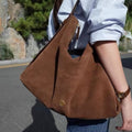 Matte Retro Commuter Tote Handbag Shoulder Bag
