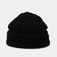 Hole knitted wool hat