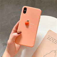 Compatible With Apple, 3D Fruit Funny Avocado Back Cover Case For