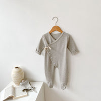 Children's Men's And Women's Striped Long-sleeve Jumpsuit