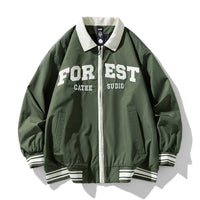 High-end Lapel Baseball Uniform Men's Casual Jacket