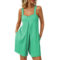 European And American Women's Outdoor Suspender Overalls