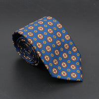 Super Soft Bohemian Silk Ties Men's Fashion 75mm Necktie