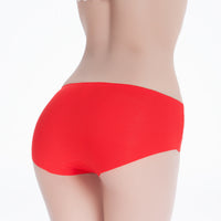 One Piece Ruffle Panties Women's Solid Color Seamless Cotton File