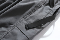 Men's Loose Multi-pocket Overalls With Belt