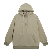 Men's And Women's Fashion Casual Four Eight-pointed Stars Hooded Sweater