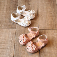 new summer Child Girls half Bow Shoes Sandals Princess 1-3 Baby Toddler shoes' shoes