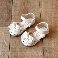 new summer Child Girls half Bow Shoes Sandals Princess 1-3 Baby Toddler shoes' shoes