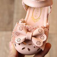 new summer Child Girls half Bow Shoes Sandals Princess 1-3 Baby Toddler shoes' shoes