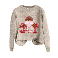 Womens Autumn Tops With Christmas Elements
