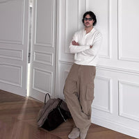 Blended Soft Skin-friendly Crewneck Base-layer Long-sleeve Hoodie