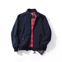 American Retro Tough Guy Flight Jacket Stand Collar Coat For Men
