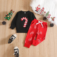 Christmas Candy Cane Embroidery Set