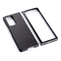 Folding screen two-color cow pattern phone case