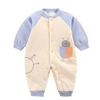 Baby plus cotton warm romper jumpsuit