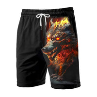 Casual 3d Printed Quick-drying Sports Shorts
