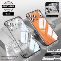 Borderless Half-wrap Protective Transparent Phone Case