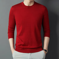 Men's Mulberry Silk Wool Autumn Non-iron Long Sleeve Shirt