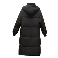 Long Over-the-knee Cotton-padded Coat Women's Loose Down Cotton-padded Jacket