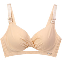 No trace and no steel ring small chest gather bra