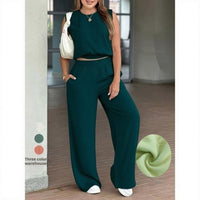 Women's Breathable Casual Top And Pants Set