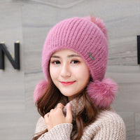 Cute Autumn And Winter Warm Knitted Woolen Hat