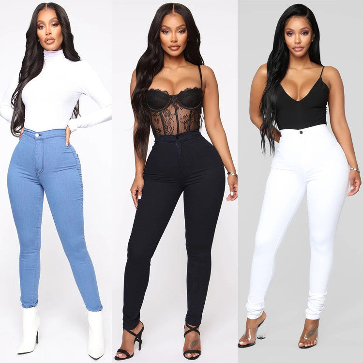 New style women's trousers high stretch pants