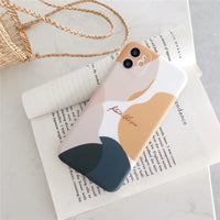 Contrasting soft silicone phone case