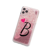 26 English letters with flower phone case