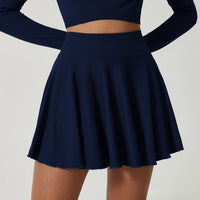 High Waist Tennis Skirt Lining With Good Drape