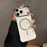 New Electroplating Frameless Magnetic Phone Case