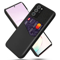 Mobile Phone Cover Cloth Pattern Single Card Protective Leather Case
