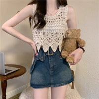 Slimming And Heightening Hot Girl Denim Shorts For Women